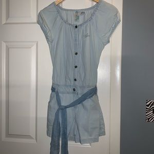 Girls (size 16) denim look Guess romper